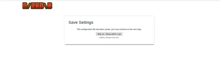 Сохранение настроек установщика nZEDb