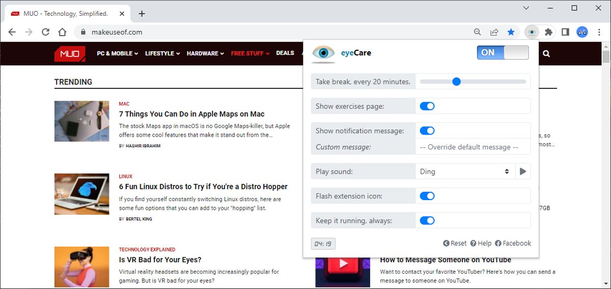 Уход за глазами: правило 20/20/20