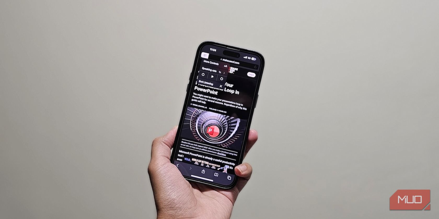 Слушать статьи в Safari на iPhone и iPad