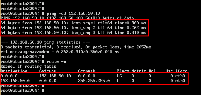 Ping от клиента к vyOS