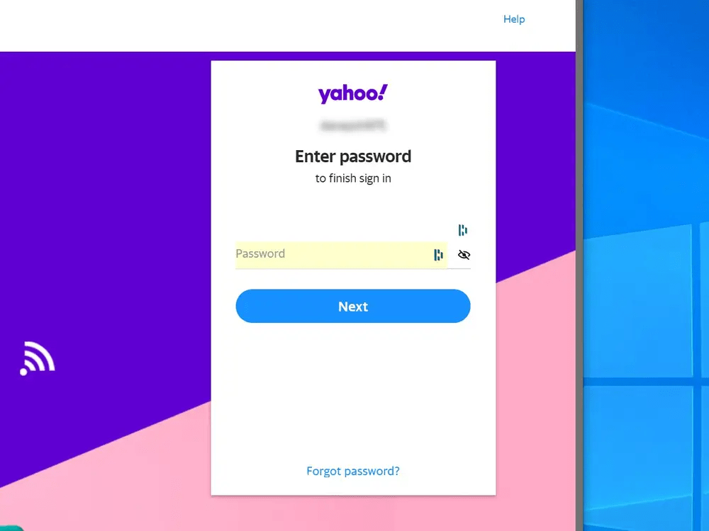 Solución: No puedo iniciar sesión en Yahoo Mail