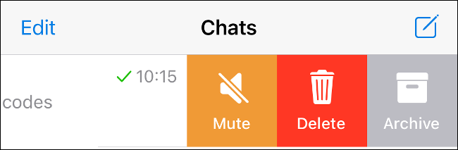 Удаление всей переписки в списке чатов Telegram