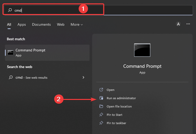 Запуск CMD от имени администратора в Windows 10