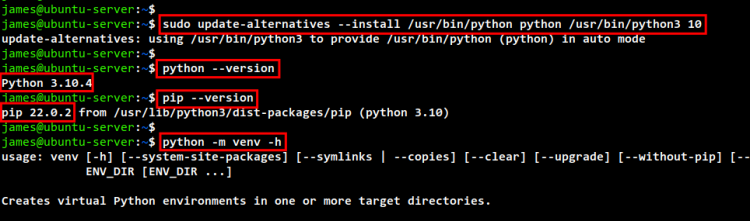 Настройка python по умолчанию