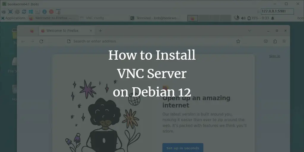 TigerVNC на Debian 12: установка и настройка