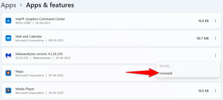 Исправить ошибку Something Didn't Go As Planned в Windows 11