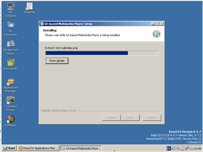 reactos review qmmp install