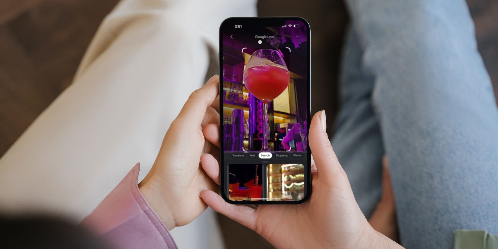 Google Lens в Google Фото: перевод и поиск