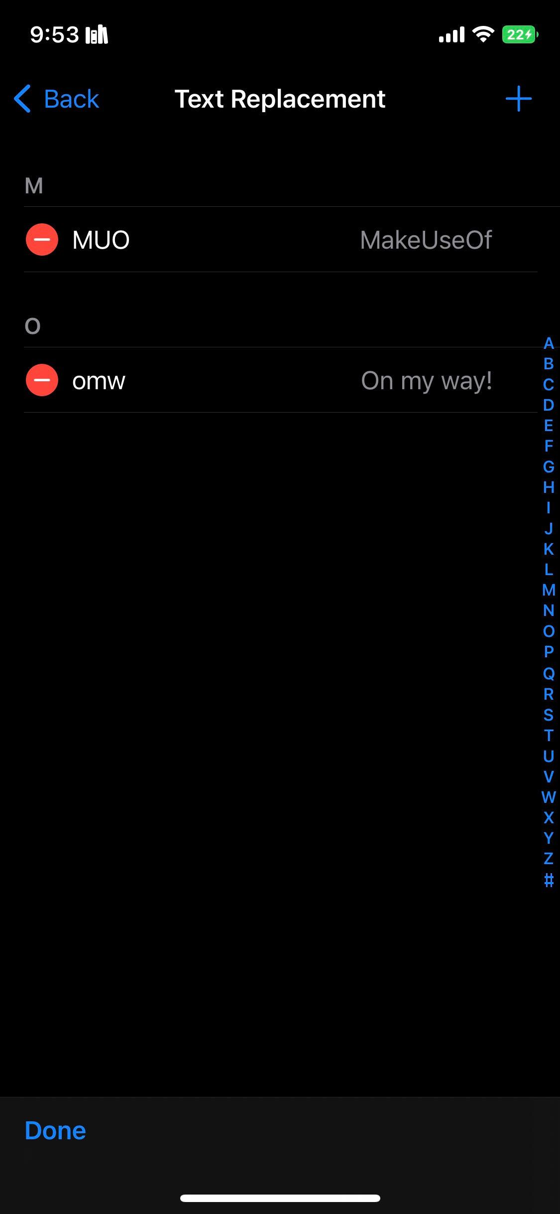 Редактирование замены текста