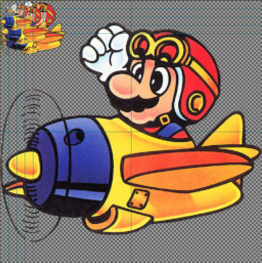 Все размеры значков на холсте