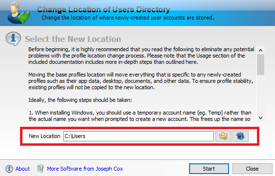 Profile Relocator процесс миграции профиля