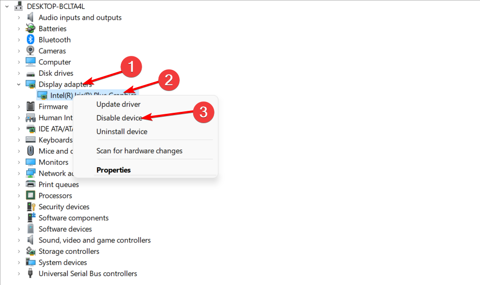disable-driver windows 11 blue screen