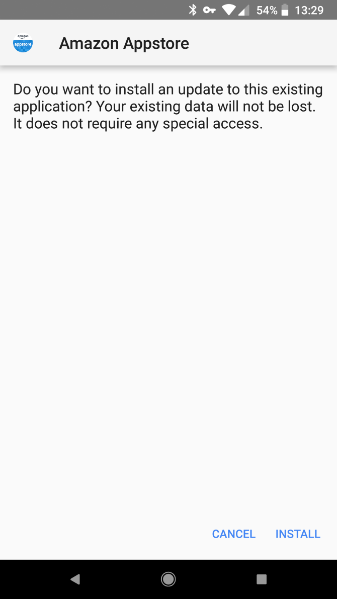 Изображение: установка приложения Android из облака для локального медиа
