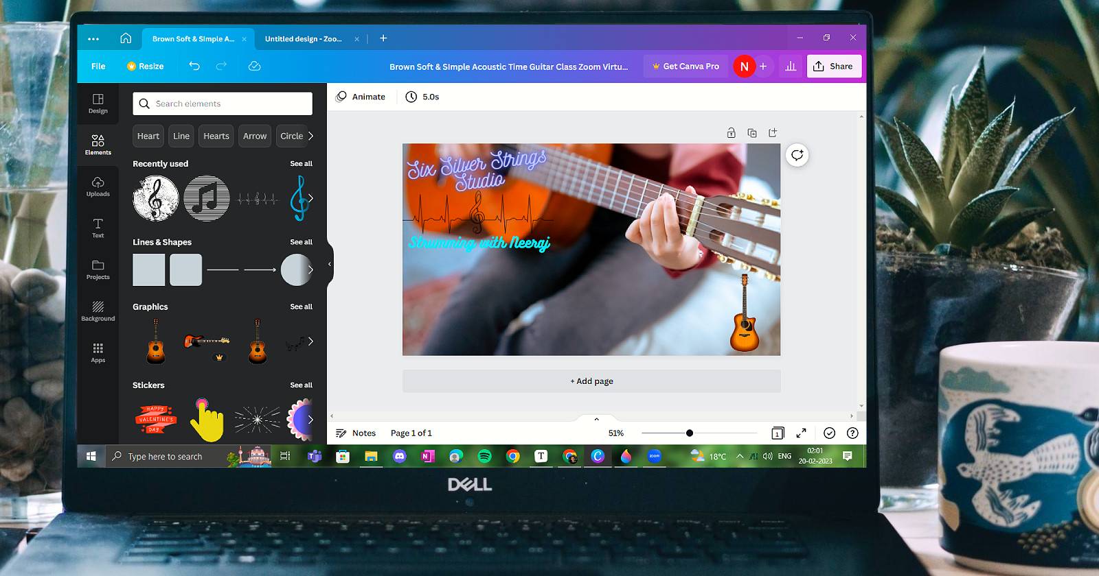 Фон для Zoom: создать в Canva быстро