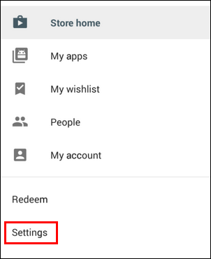 Настройки Google Play: проверка покупок и контента