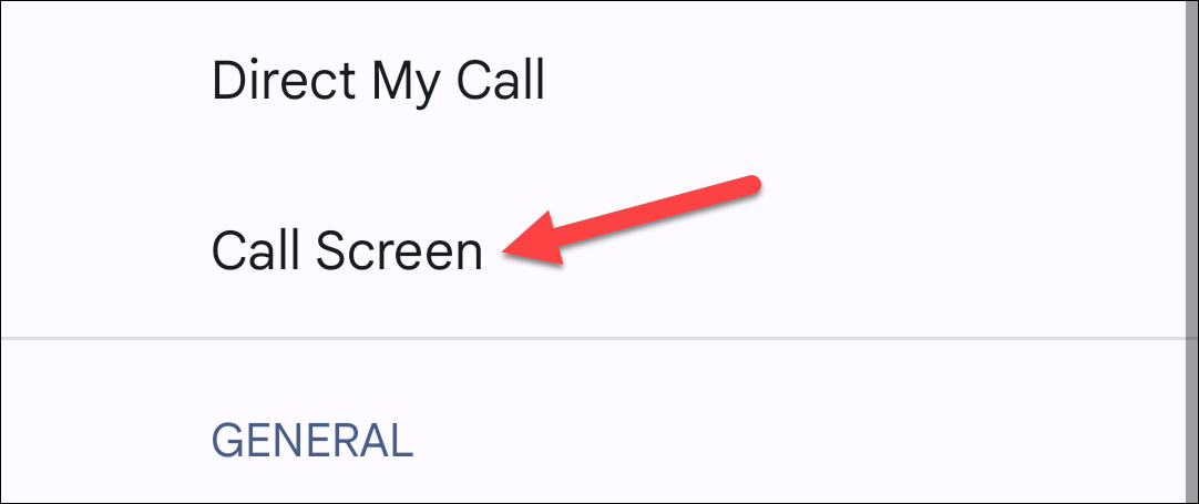 Откройте «Проверка звонков».