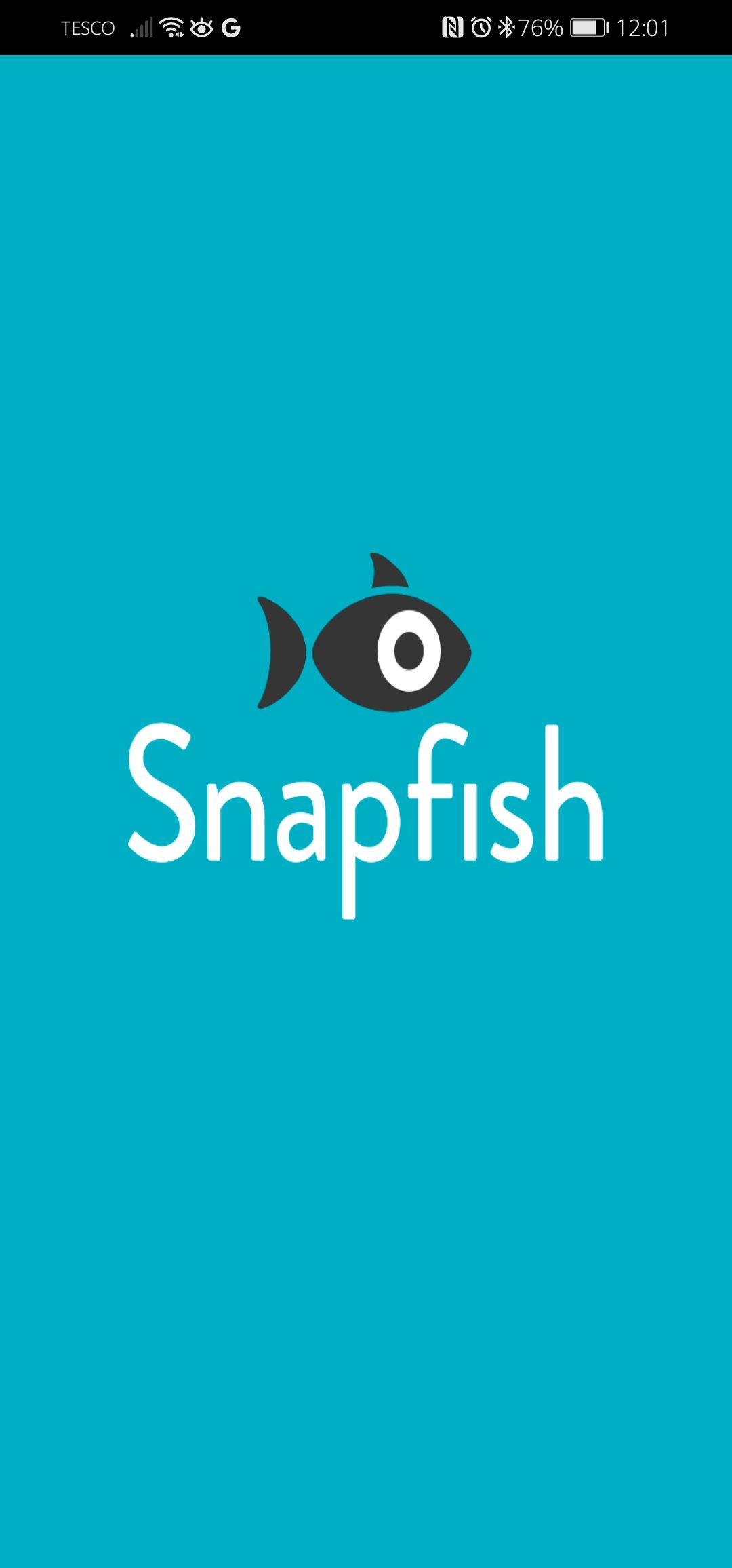 Экран загрузки Snapfish
