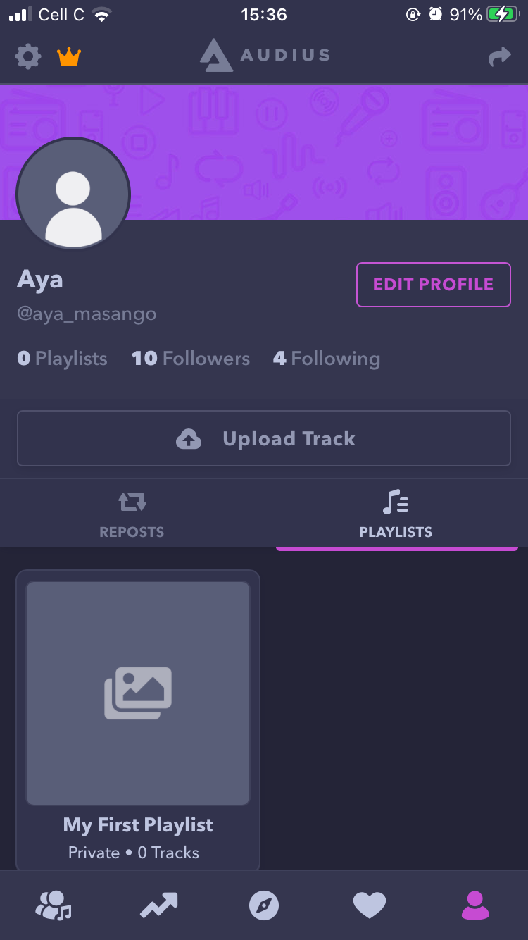 Ещё один скриншот профиля автора с метриками