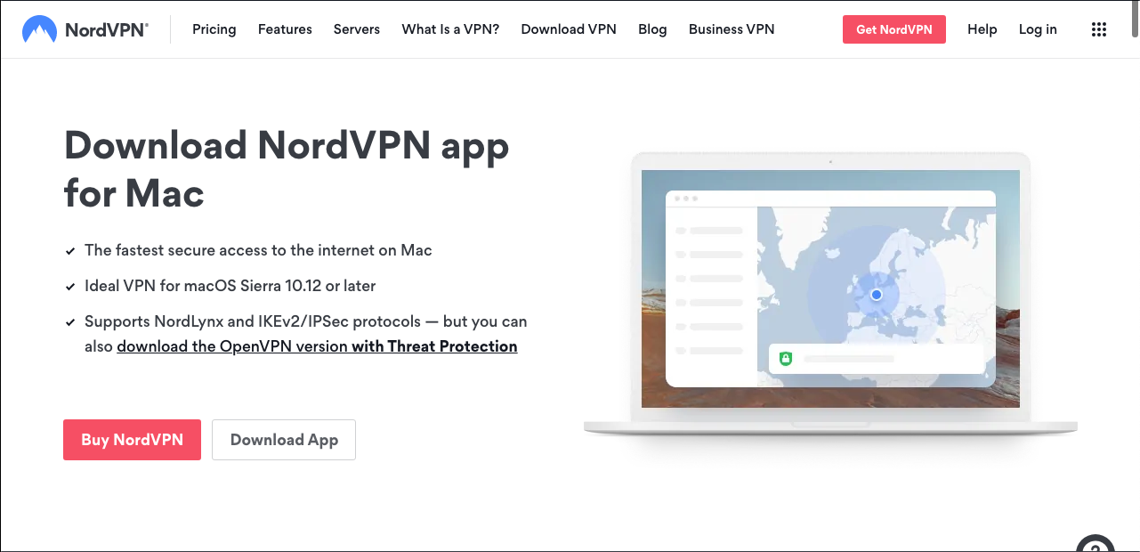 Заголовок сайта с предложением скачать приложение