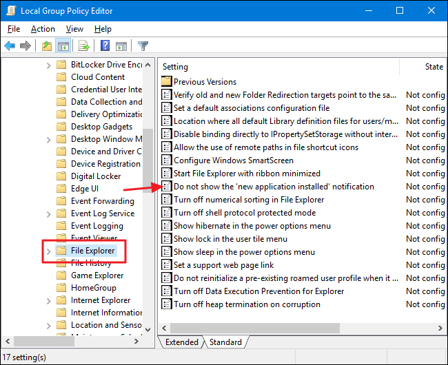 Параметр групповой политики
