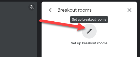 Нажмите «Set Up Breakout Rooms», чтобы начать настройку комнат.
