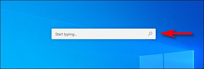 The Microsoft PowerToys Run search bar