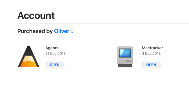 Найти все свои приложения в Mac App Store