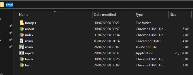 launch CMD from Windows Explorer