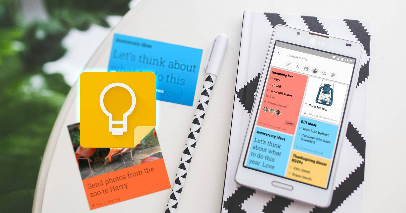 Отправка заметок Google Keep в другие приложения