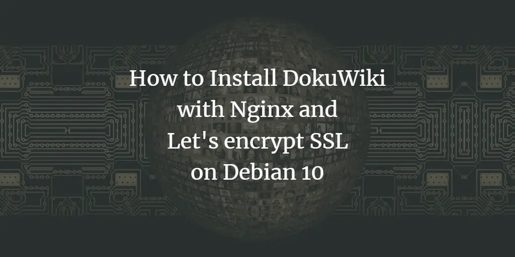 Установка DokuWiki на Debian 10