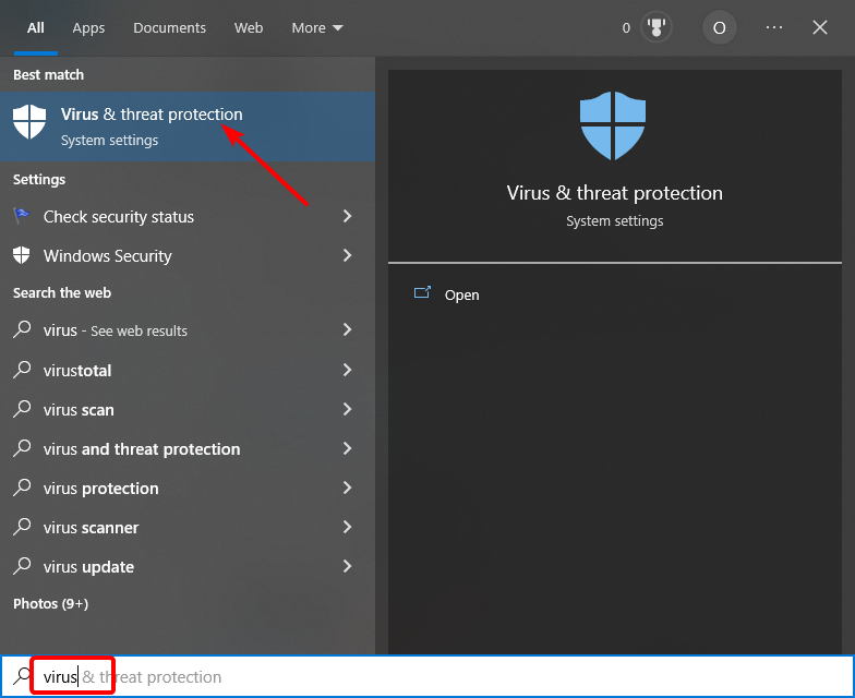 Защита от вирусов и угроз