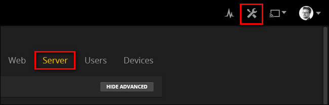 Настройки языков в Plex