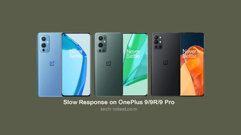 Исправить медленный отклик OnePlus 9/9R/9 Pro