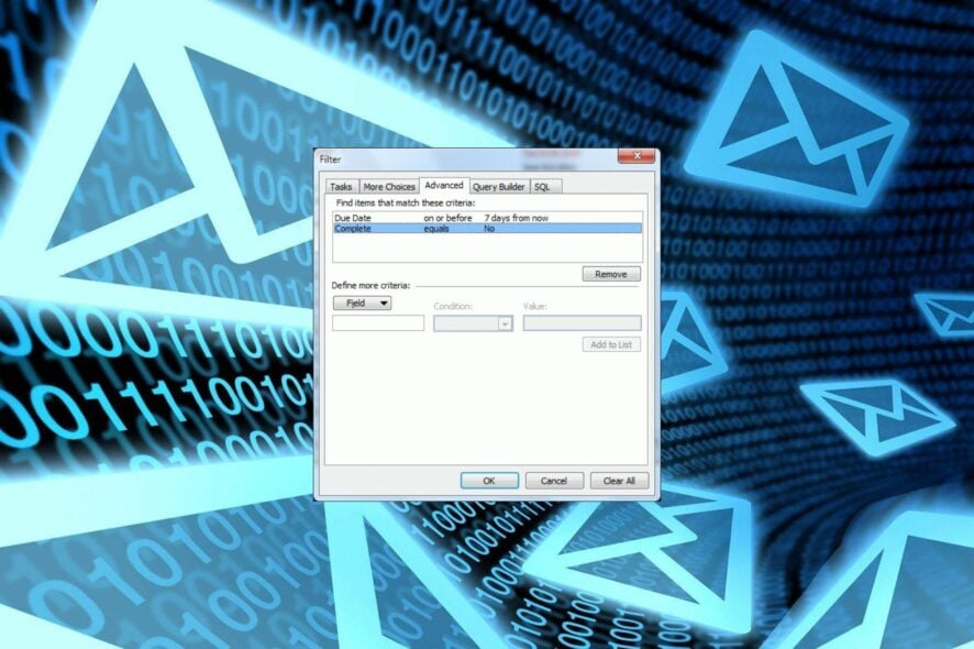 Как скрыть выполненные задачи в Outlook