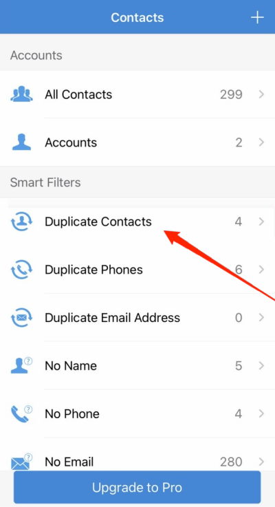 Главная страница с дубликатами на iPhone