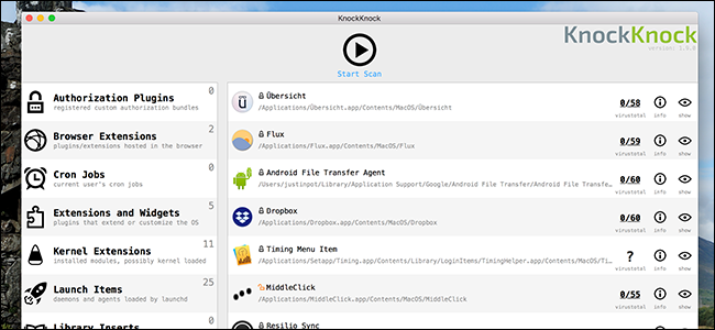 Как использовать KnockKnock для проверки автозапуска macOS