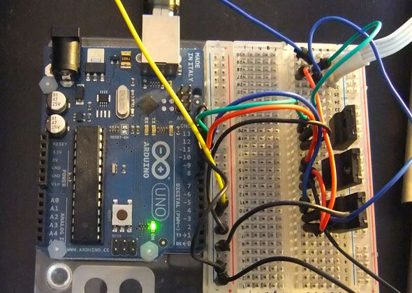 Схема управления RGB‑лентой на Arduino