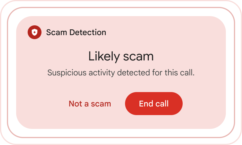 Детектор мошеннических звонков в приложении Phone от Google