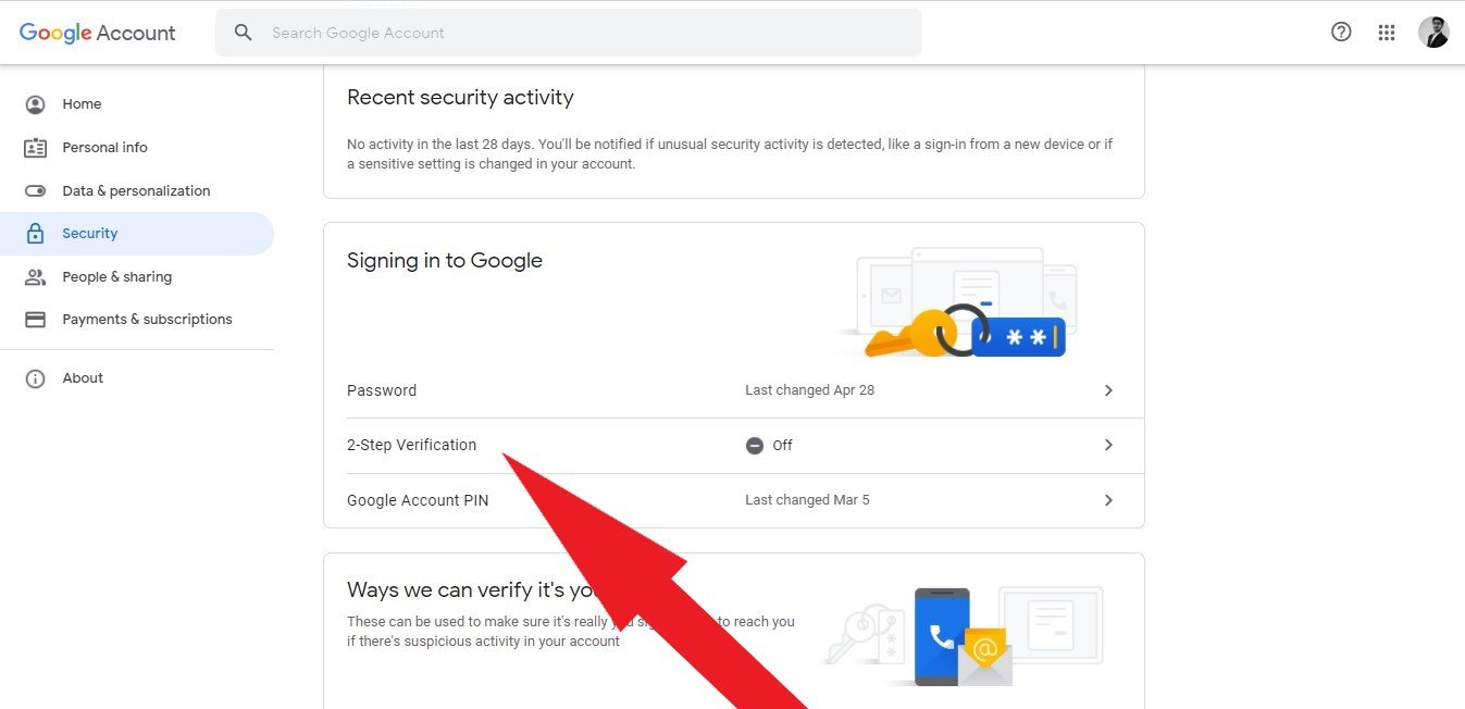 2 Step Verification