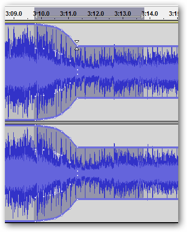 Использование огибающей для создания нестандартной формы кроссфейда