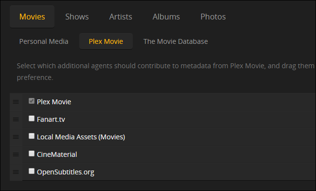 Настройка агентов для фильмов