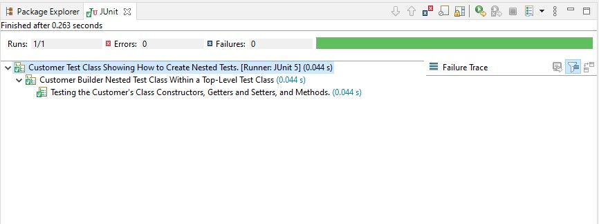 Отчёт о выполнении вложенных тестов