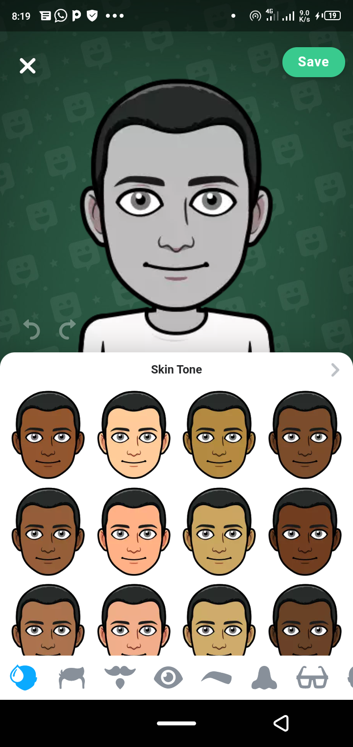 Среда редактирования Bitmoji