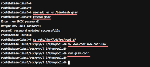 Настройка пула PHP-FPM