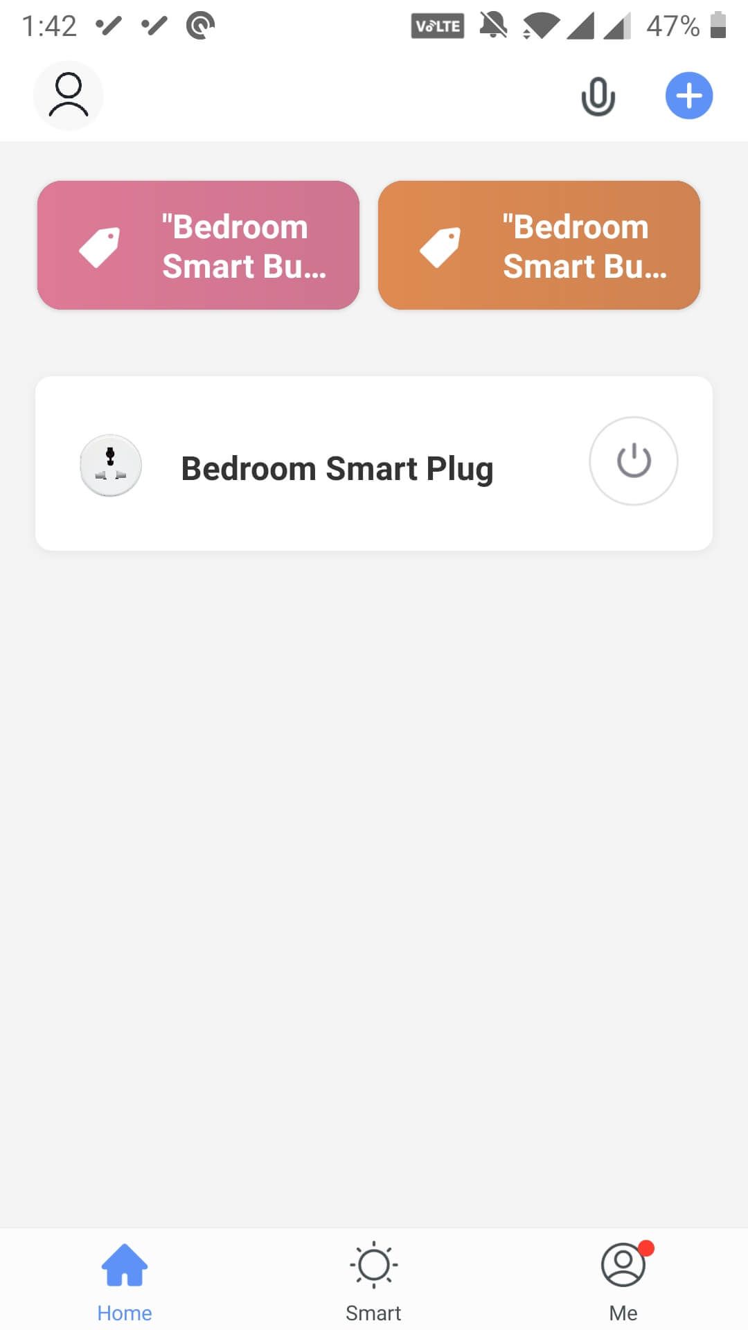 добавление устройства умного дома