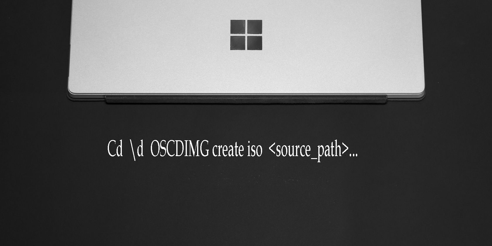 Создать ISO из папки в Windows через CMD