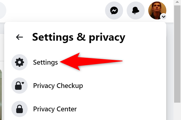 Выберите Настройки и конфиденциальность > Настройки.
