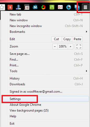 Настройки Google Chrome для установки по умолчанию