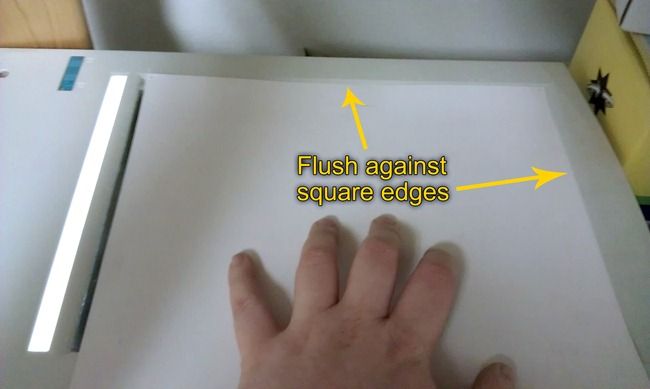 Демонстрация нахлёста при последовательном сканировании