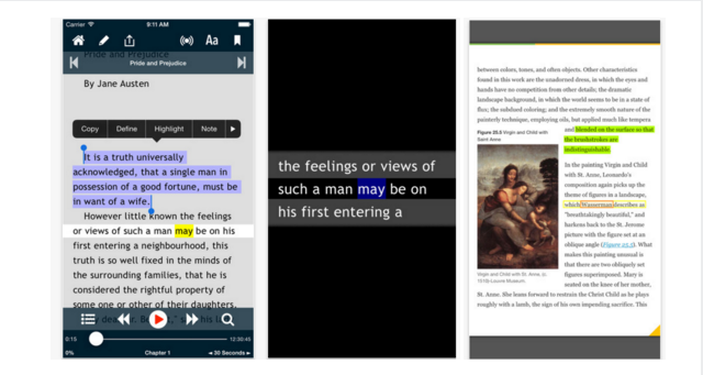 Мобильное приложение для чтения вслух на смартфоне
